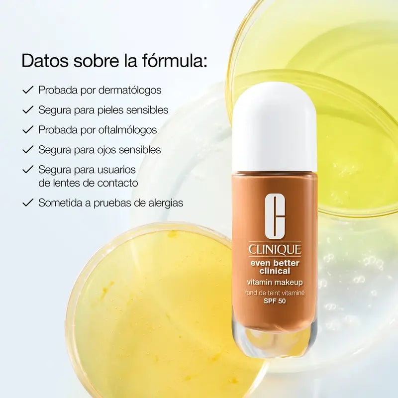 Clinique Even Better Vitamin Makeup Fond de teint Spf50 Light Medium Cool 2, 30 ml