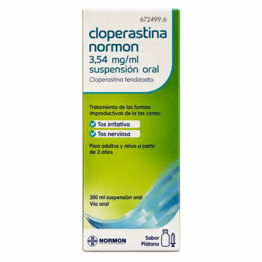 Cloperastine Normon Efg 3.54 Mg/ ml Suspension orale 200 ml