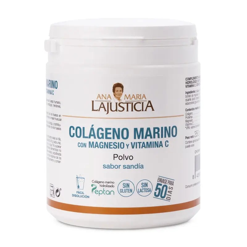 Ana Maria Lajusticia Marine Collagen Powder With Magnesium and Vitamin C Watermelon Flavour, 350 g