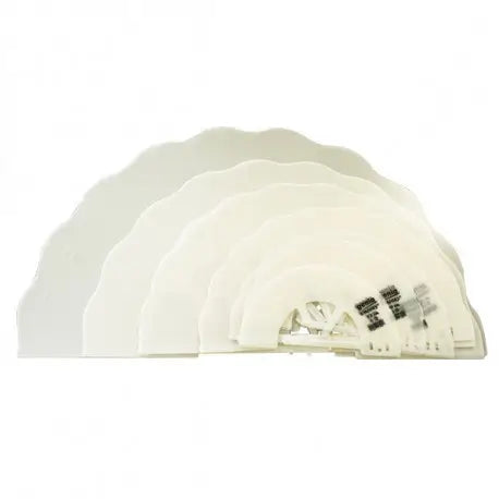 Elizabethan Necklace Smocky Opaque Classic 30, 12pcs