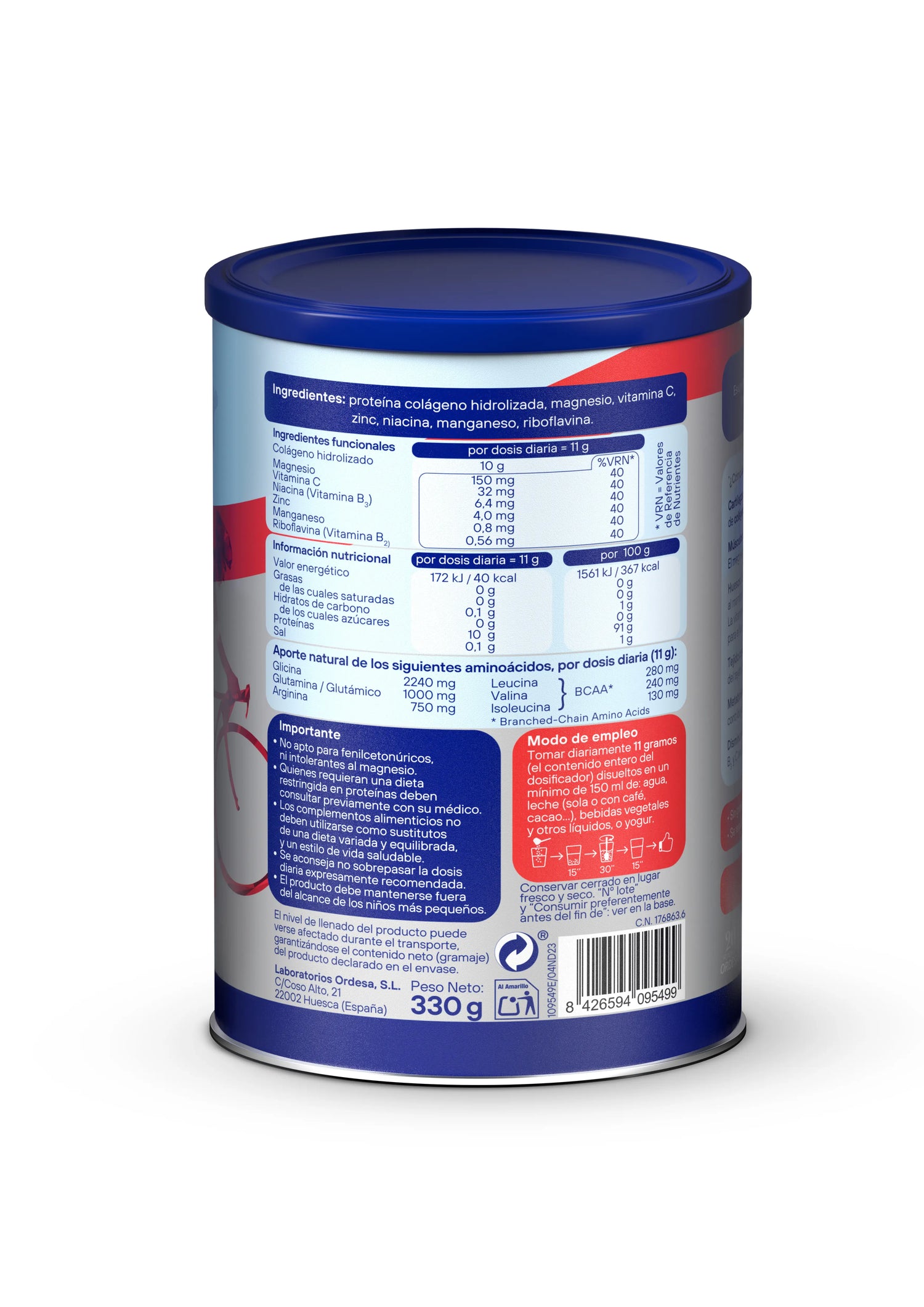 Colnatur Sport Goût neutre, 330g