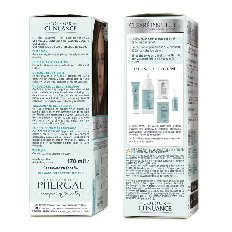 Clearé Institute Colour Clinuance Couleur permanente sans ammoniaque 8.0 Blond clair
