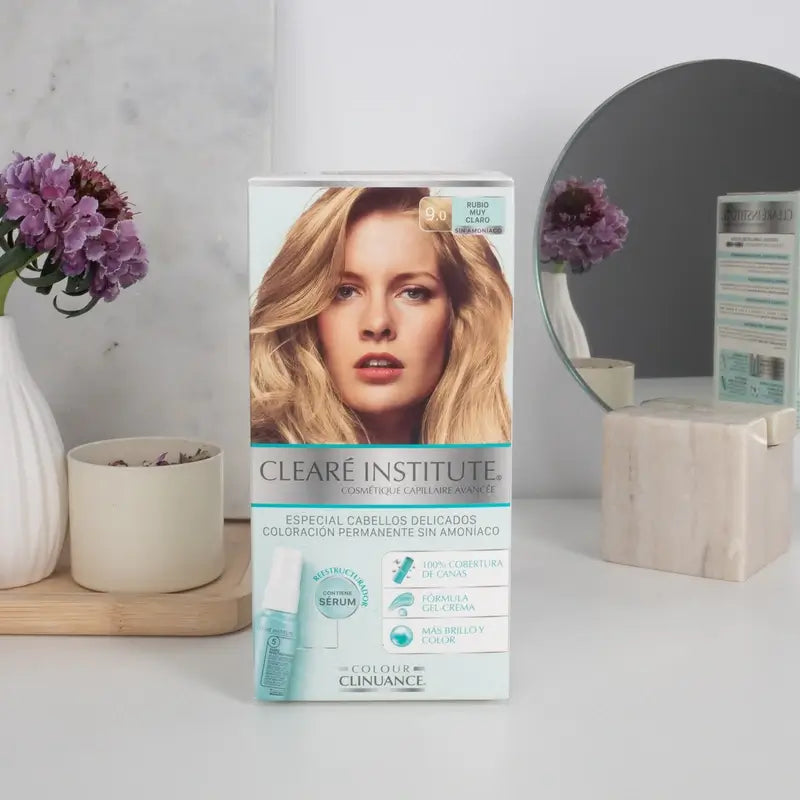 Clearé Institute Colour Clinuance Couleur permanente sans ammoniaque 9.0 Blond très clair