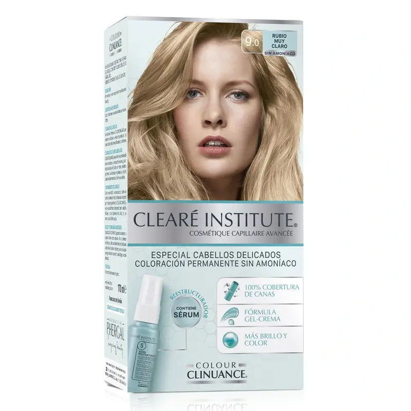 Clearé Institute Colour Clinuance Couleur permanente sans ammoniaque 9.0 Blond très clair