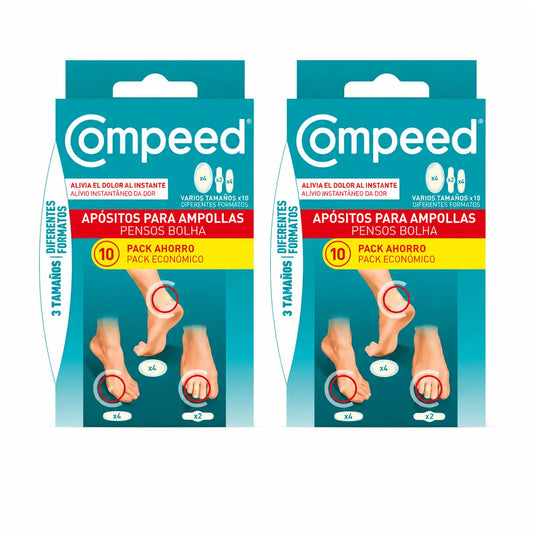 Compeed Ampoules Pack Mix, 10 unités, lot de 2