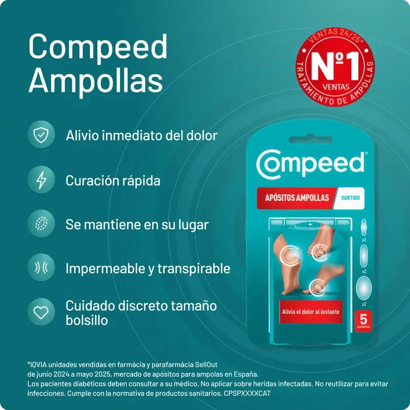 Compeed Pack Mixed Blisters 5 unités