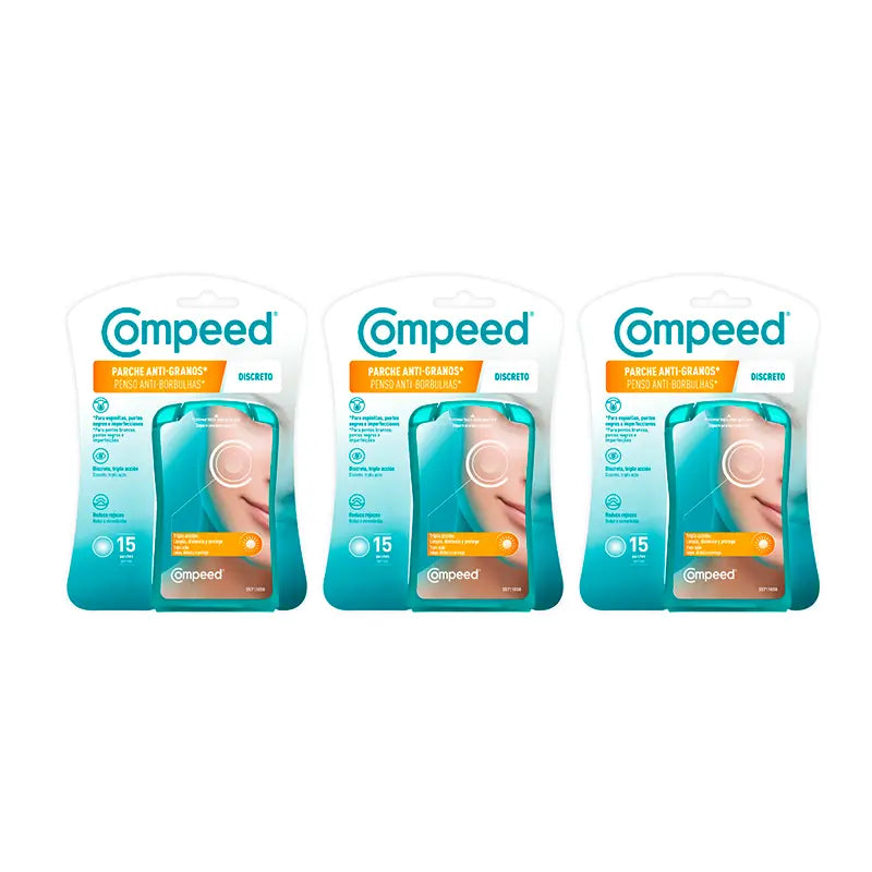 Compeed Triplo Anti-Spot Discreet, 3 x 15 unités