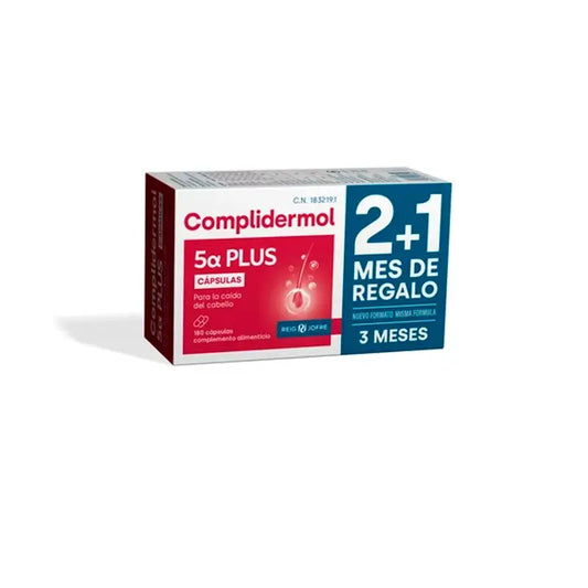 Complidermol 5-Alpha Plus Pack 3 Mois, 180 cap