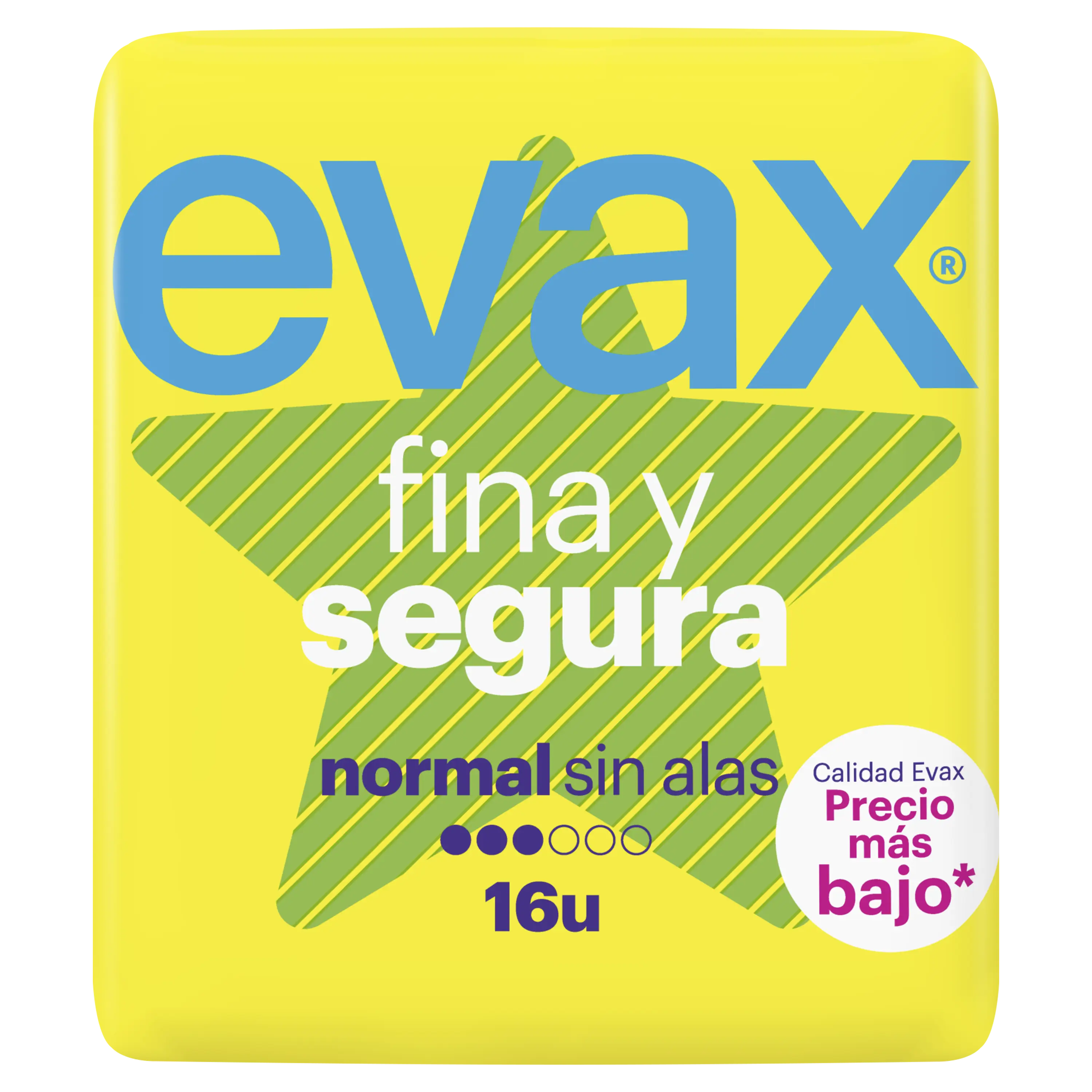 Evax Fina y Segura Normal Compresas 16 unités