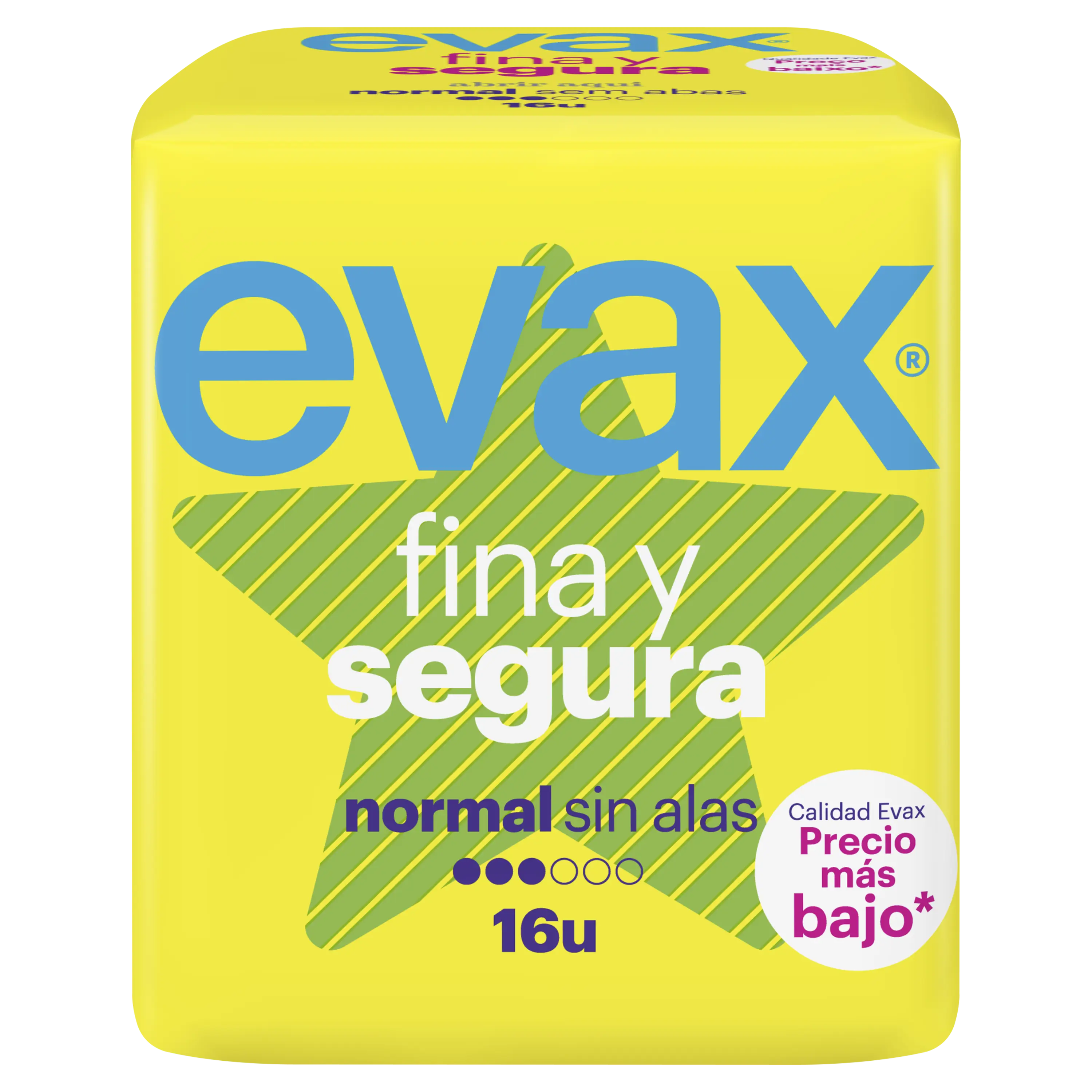 Evax Fina y Segura Normal Compresas 16 unités
