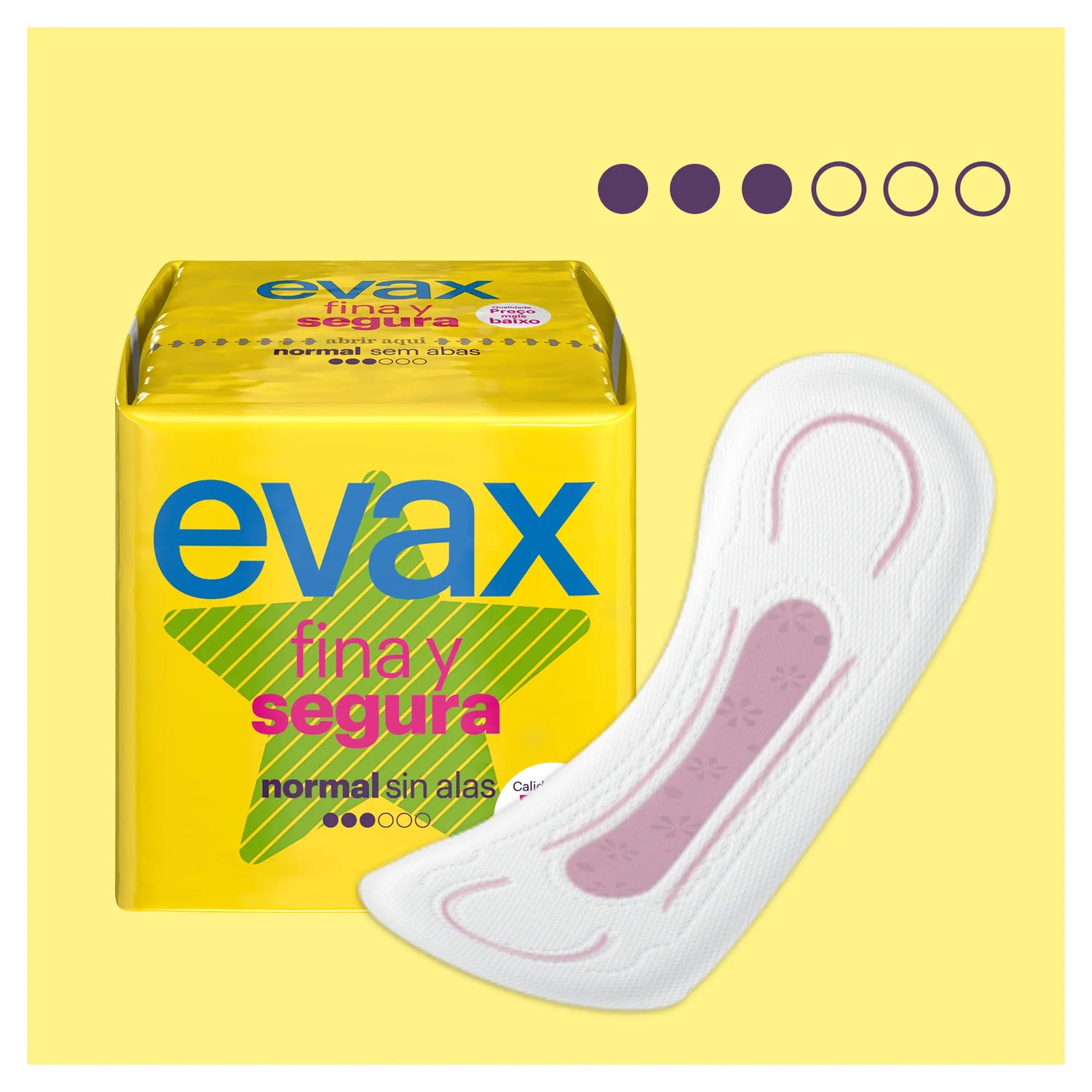 Evax Fina y Segura Normal Compresas 16 unités