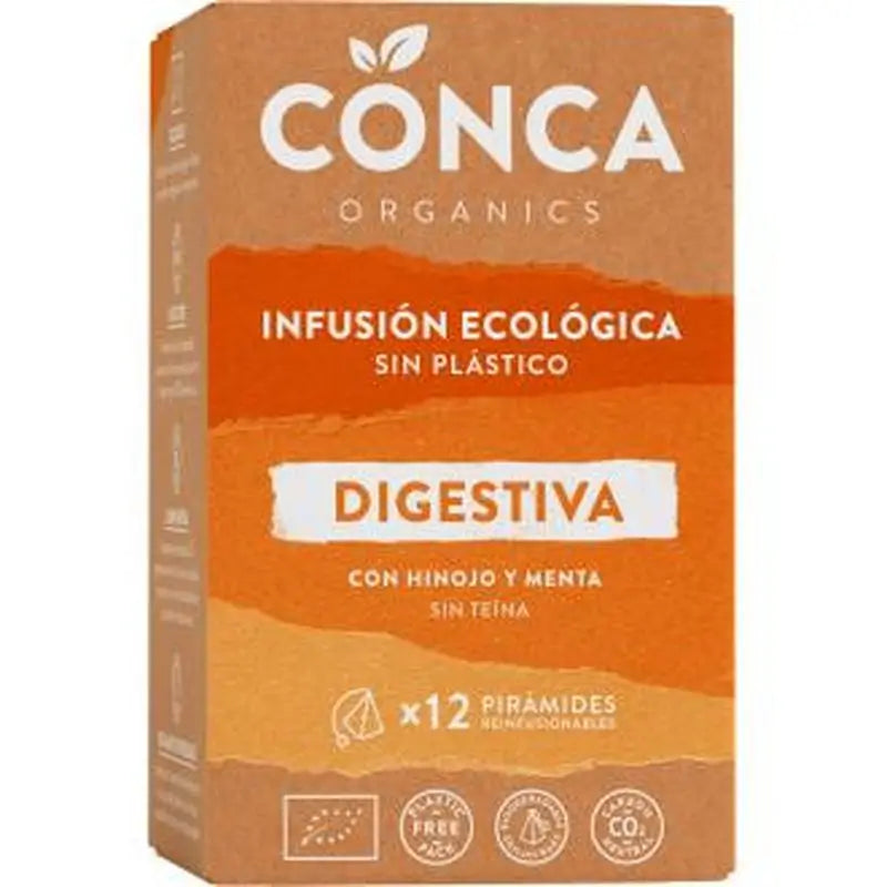 Conca Organics Digestiva Infusion 12Piramides. Eco