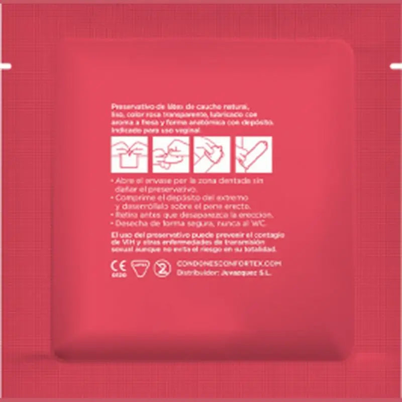 Préservatifs Confortex Boîte de fraises 144 unités