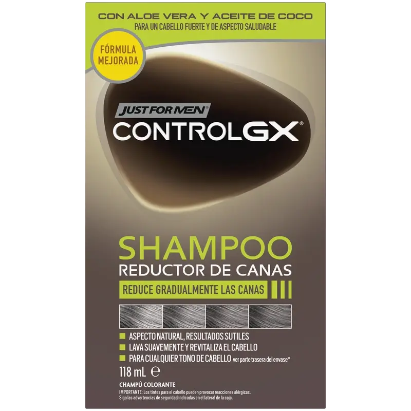 Just For Men Control Gx Grey Hair Reducer Shampooing 118 ml