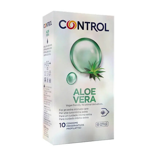 Control Me&V Préservatifs Aloe Vera, 10 unités