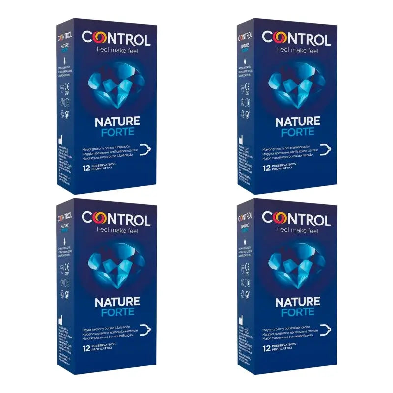 Control Nature Forte Condoms, 12-pack, pack of 4