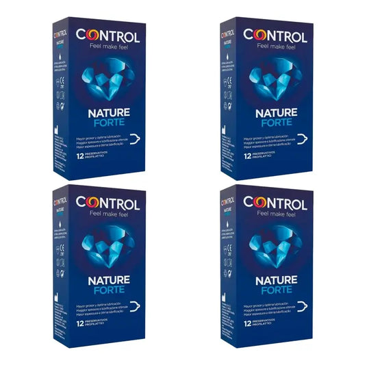 Préservatifs Control Nature Forte, 12 unités, lot de 4