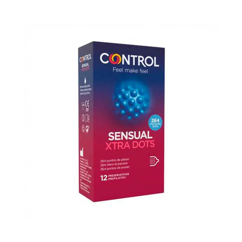 Sensual Control Xtra Dots, 12 units