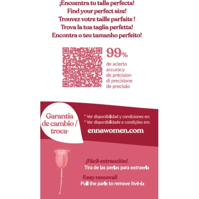 Coupe menstruelle Enna Cycle Original sans applicateur, taille M