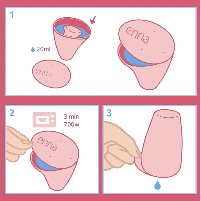 Coupe menstruelle Enna Cycle Original sans applicateur, taille M