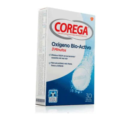 Corega Total Action Cleansing for Prosthesis, 30 tablets