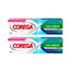Corega Duplo Crème adhésive extra forte sans saveur, 2 x 40 g