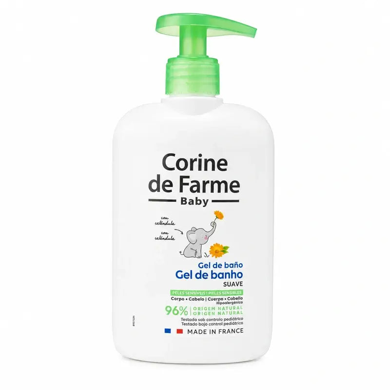 Corine De Farme Gel douche ultra-hydratant au calendula, 500 ml