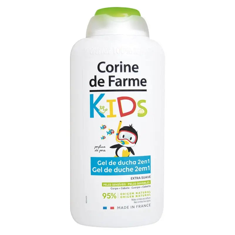 Corine De Farme Kids 2 In 1 Gel Douche Poire, 300 ml