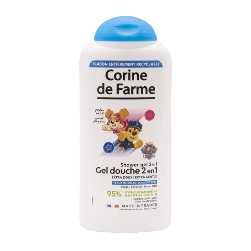 Corine De Farme 2 In 1 Dog Patrol Gel douche, 300 ml