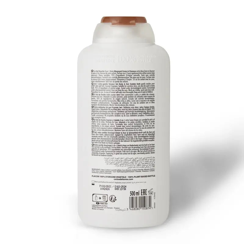 Corine De Farme Gel douche à l'eau de coco, 750 ml