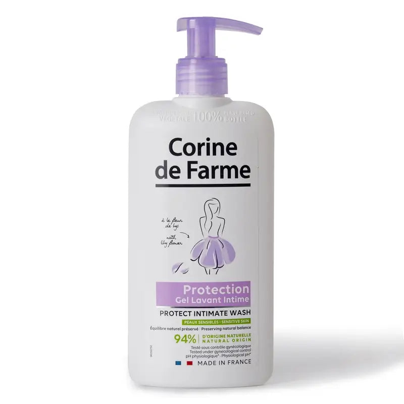 Corine De Farme Gel protecteur pour l'hygiène intime, 250 ml