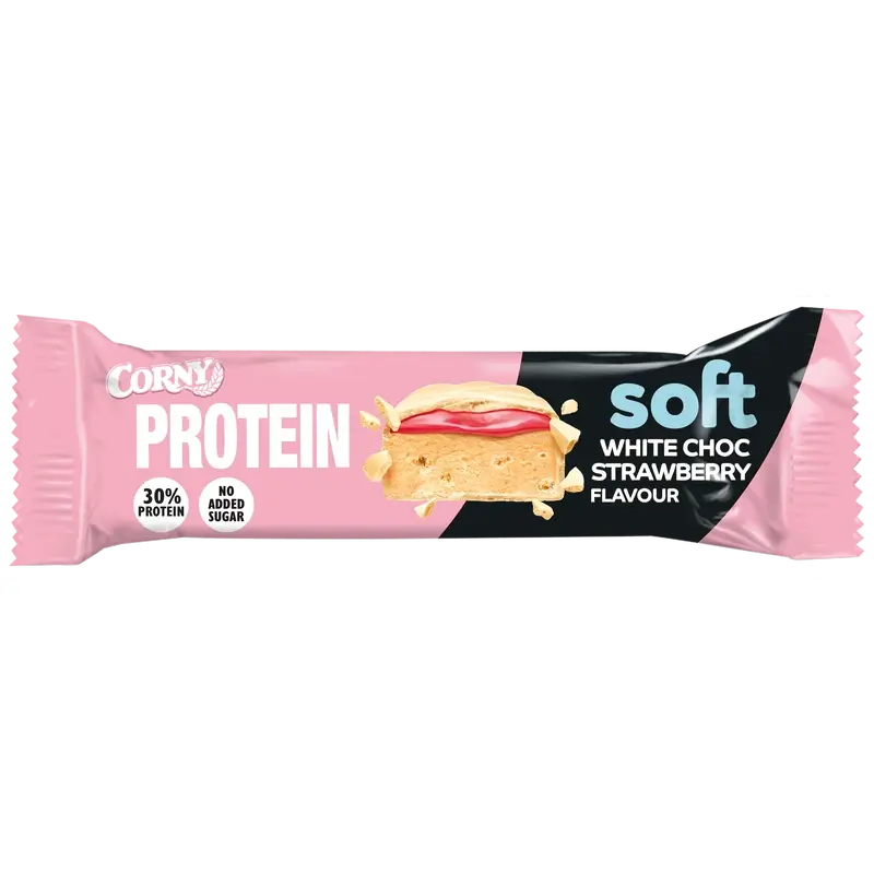 Corny Protein Soft White Chocolate & Strawberry , 45 grammes