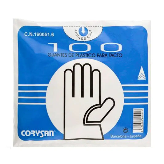 Corysan Plastic Touch Gloves, 200 Units