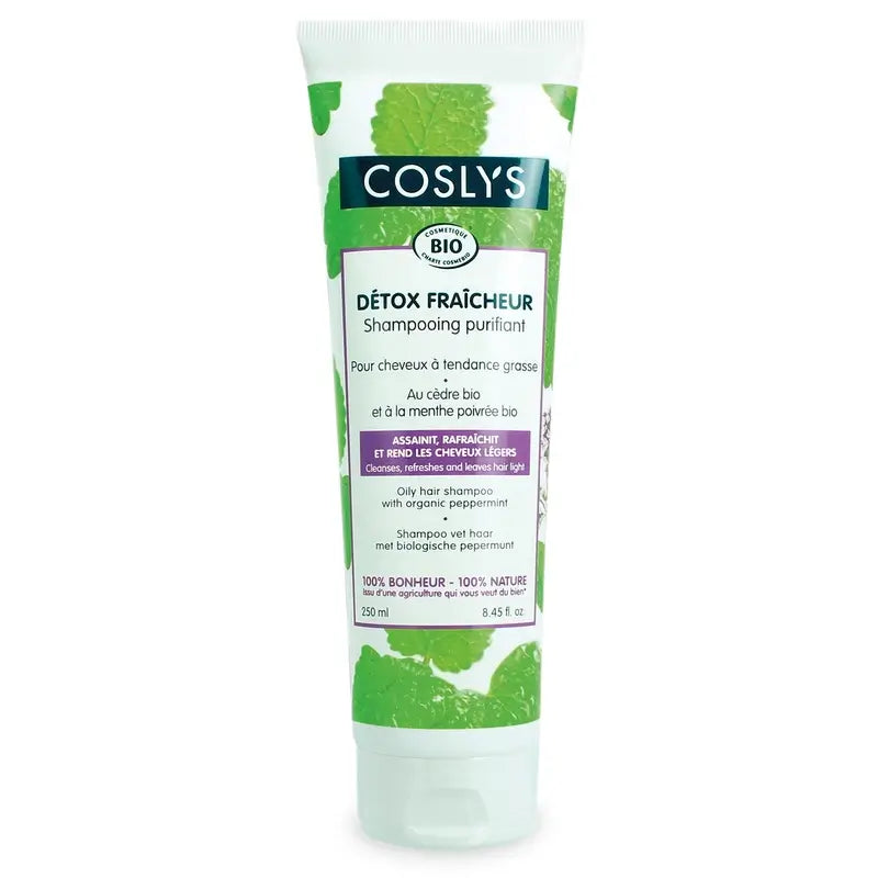 Shampooing Coslys pour cheveux gras, 500 ml