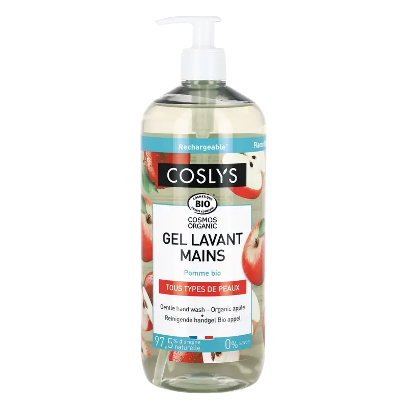 Savon liquide pour les mains Coslys à la pomme, 350 ml