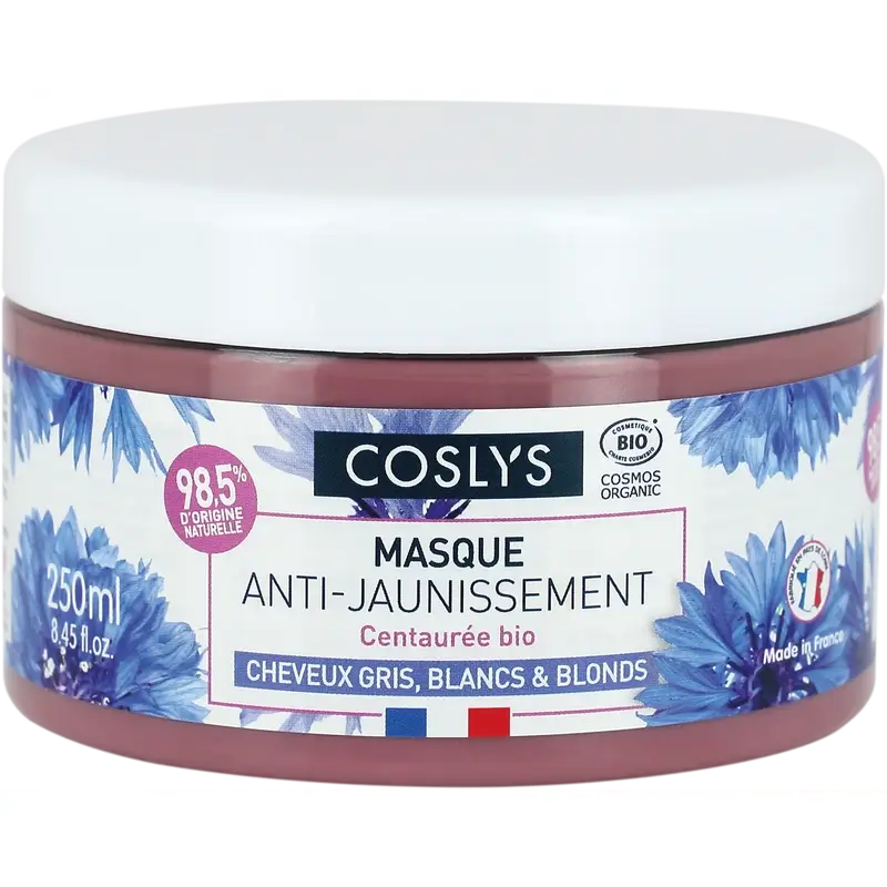 Masque capillaire blanc Coslys, 250 ml