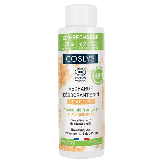 Recharge déodorant Coslys Gentle Care (Avoine), 100 ml