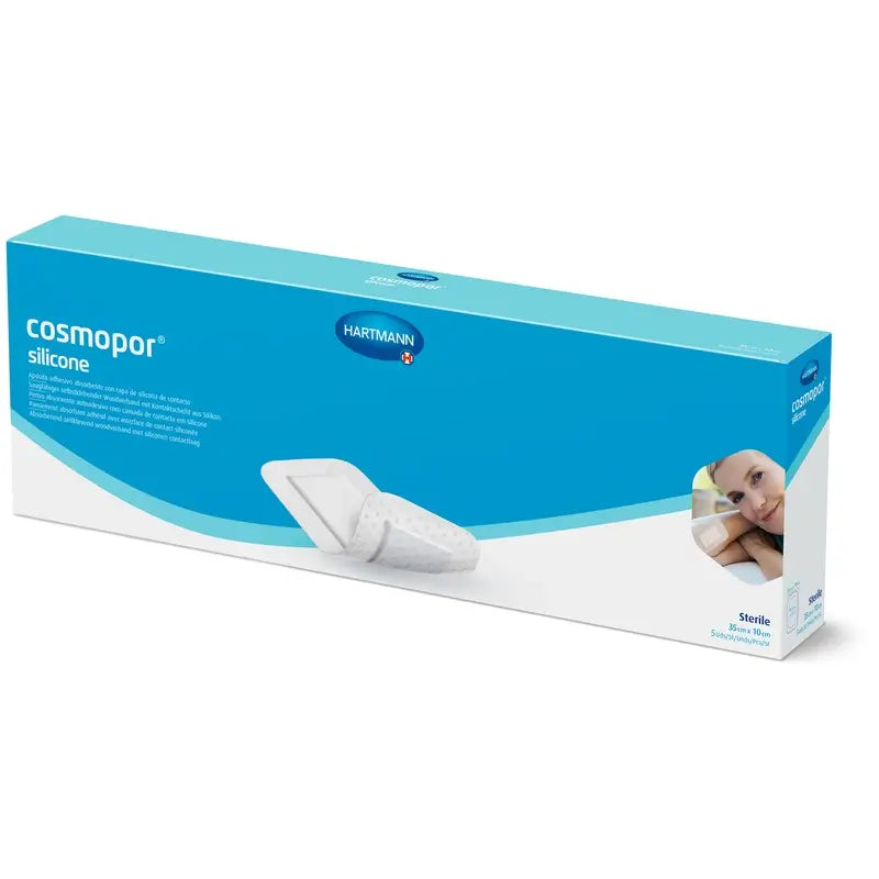 Cosmopor Silicone Sterile Dressing Silicone Cover 35 X 10 Cm , 5 unités