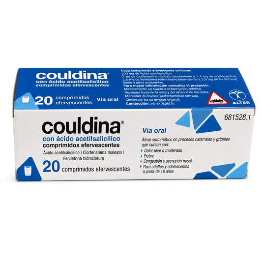 Couldina 20 comprimés effervescents
