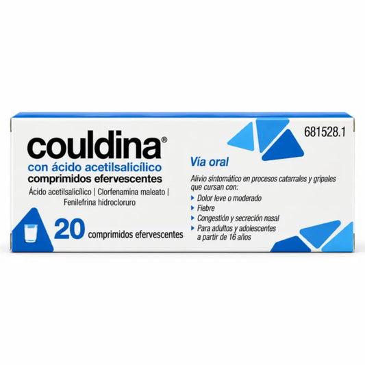 Couldina 20 comprimés effervescents
