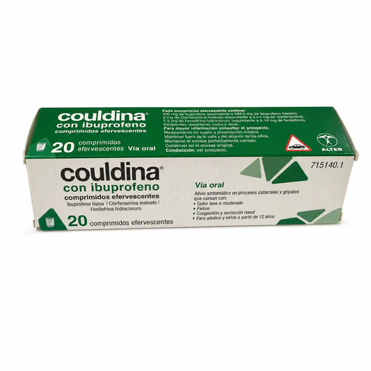 Couldina avec Ibuprofen 20 Comprimés Effervescents