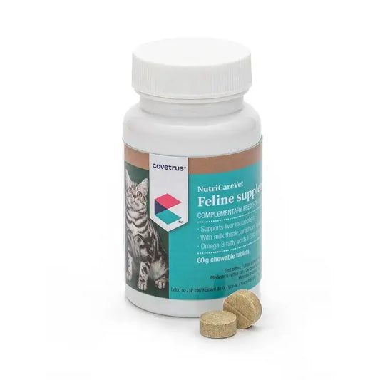 Covetrus Nutricarevet Supplément hépatique pour chats, 80Cpd