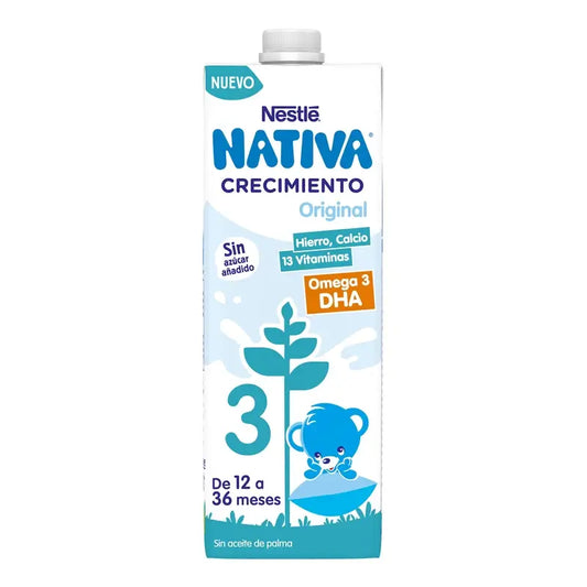 Nestlé Nativa Crecimiento 3 Original, 1L