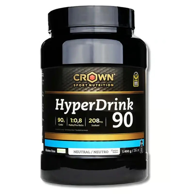 Crown Sport Nutrition Hyperdrink 90 Neutre, 1.49 kg(16 portions)