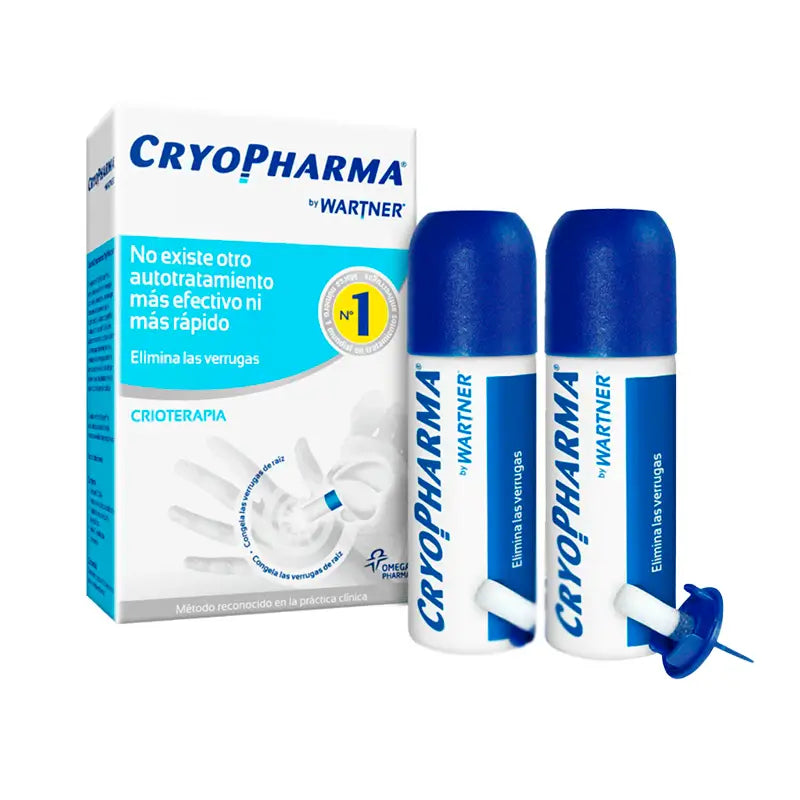Kit de traitement des verrues Cryopharma, 2 x 50 ml