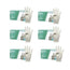 Cuatrogasa Gants sans poudre en latex blanc Taille M, 6X100 unités