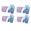 Cuatrogasa Gants en vinyle sans poudre Bleu Taille M, 4X100 unités