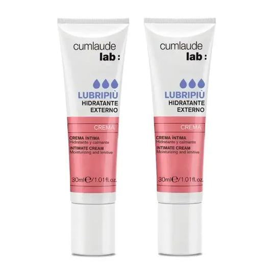 Cumlaude Lab Lubripiù Crème hydratante pour la vulve, paquet de 2 x 30 ml