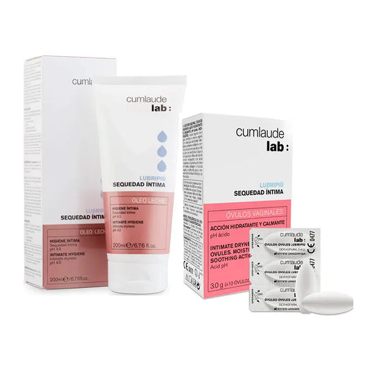 Cumlaude Lab Pack Lubripiù Crème Intime 200 Ml + Ovules Vaginaux Hydratants 10 Unités