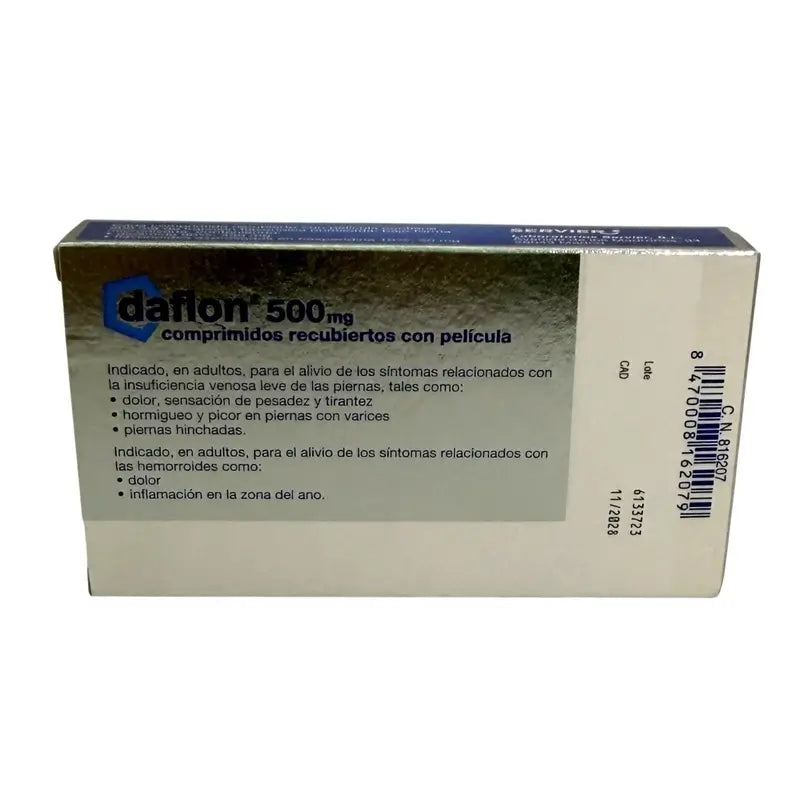 Daflon 500 mg 30 comprimés pelliculés